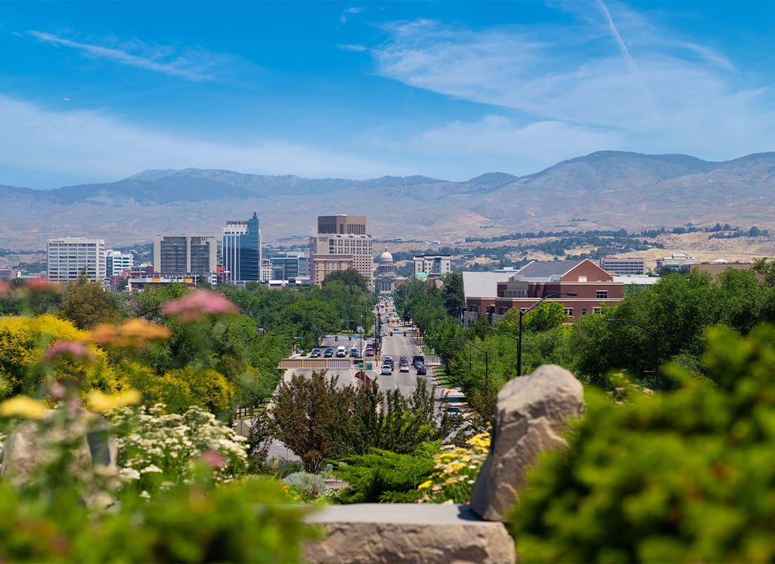 Contact - Beautiful Boise, Idaho, Downtown View of the City